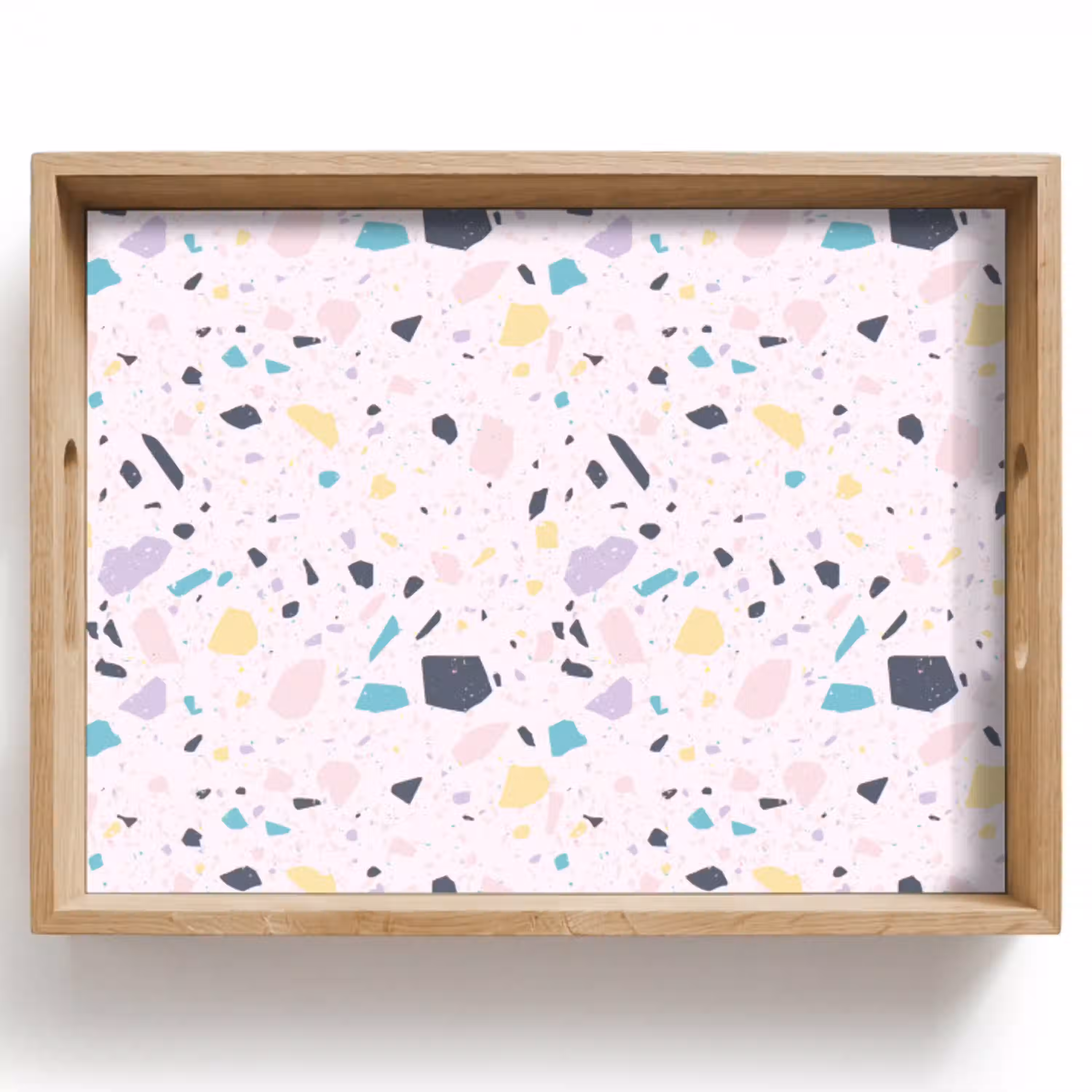 Terrazzo -  Patroon - Zacht - Snoep Dienblad Rechthoek middel 911 -z3d_shopping