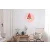 Watermeloen - Ijsje - Pitjes - Rood Wandcirkel aluminium klein -woonkamer