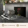 Rode - Bloemen - Vaas keuken achterwand spatscherm klein -usp_NL