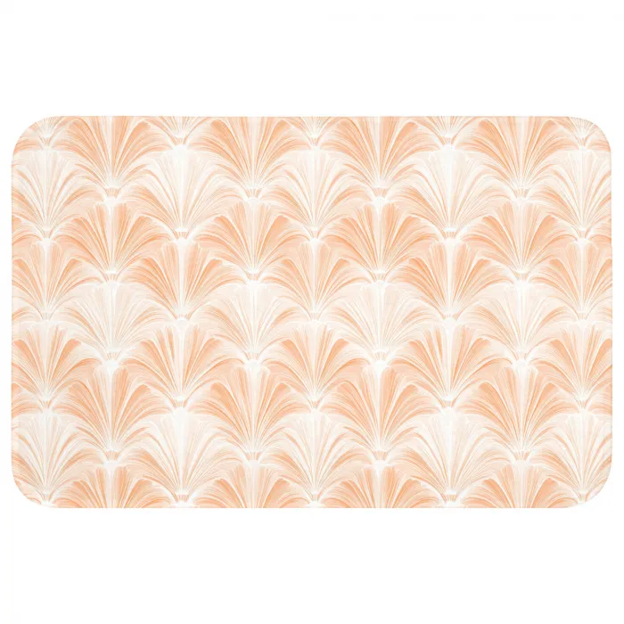 Waaier - Patroon - Perzik Badmat klein 997 -3d