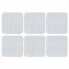 Grijs - Terrazzo-effect - Beton onderzetter kurk middel 366 -3d
