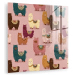 Alpaca's - Patroon - Kleurrijk plexiglas 5mm klein 11 -zzzproduct_nieuw