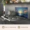 Meeuwen - Zee - Wolken -Blauw keuken achterwand spatscherm klein -usp_NL