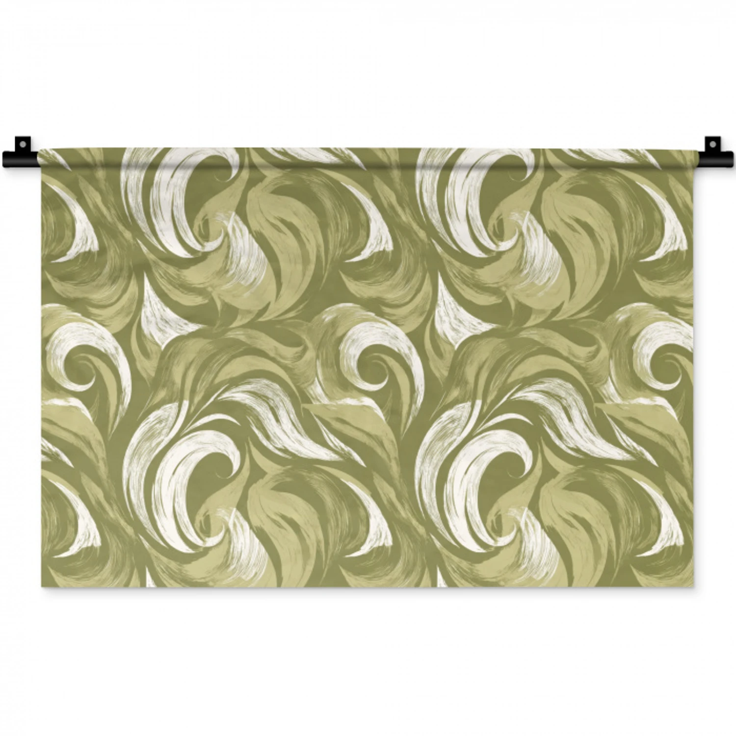 Abstract - Textuur - Groen Wandkleed katoen klein 269 -zz3d