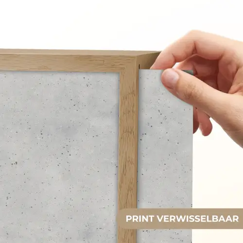 Grijs - Beton - Neutraal Light Box met batterij (Wandlamp) middel 907 -USP_websiteprintNL
