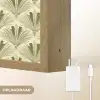 Klassiek - Waaier - Groen Light Box met batterij (Wandlamp) middel 907 -USP_websiteoplaadbaarNL
