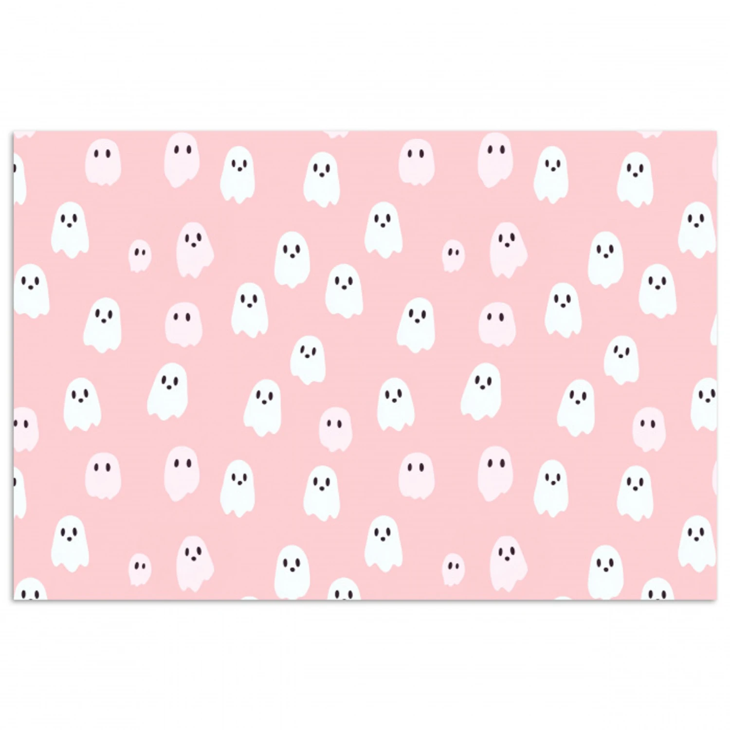 Spookjes - Patroon - Roze poster papier klein 62 -3d