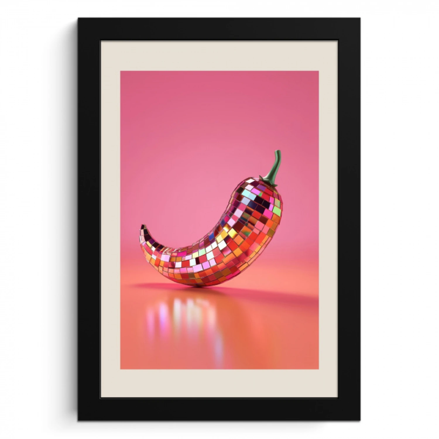 Disco - Peper - Roze KitchenYeah - Keuken - Fotolijst klein -3d