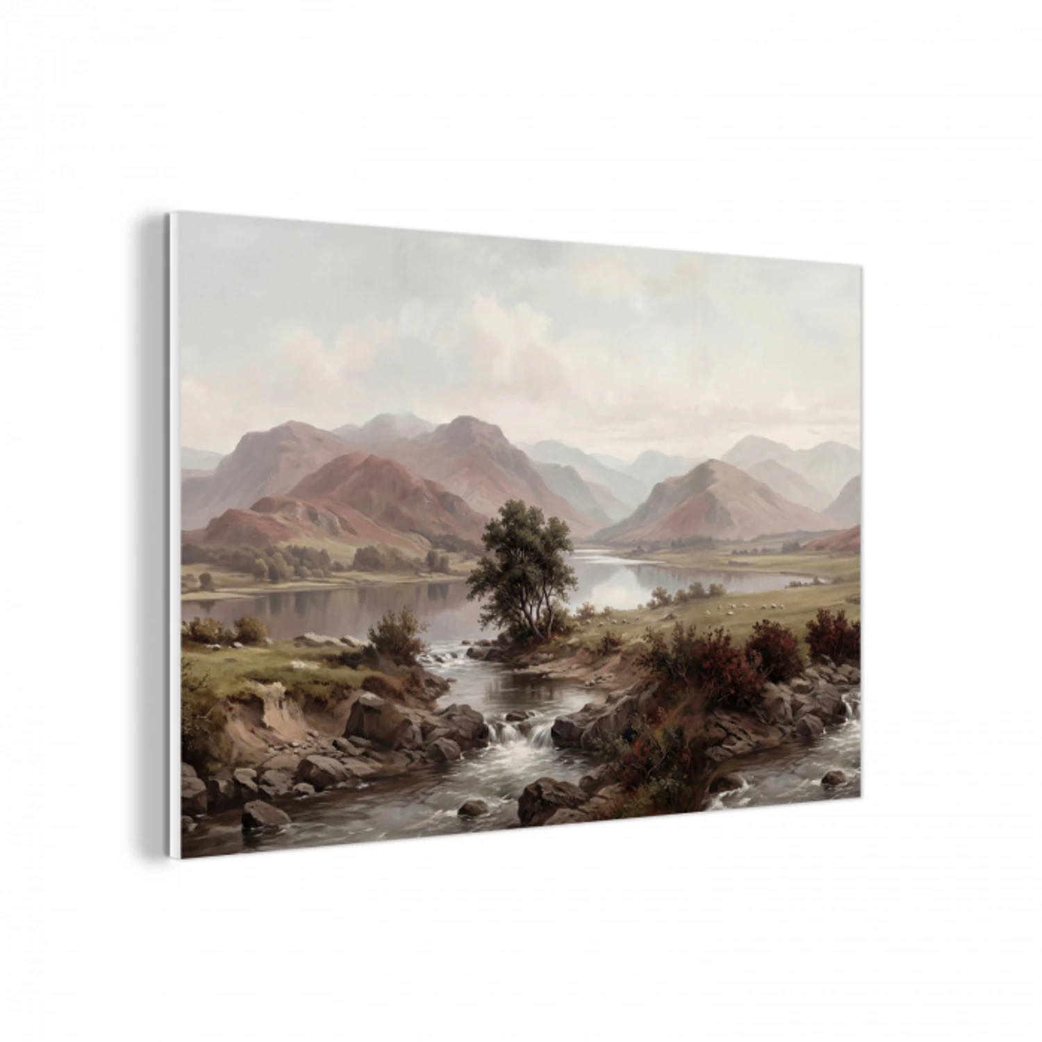 Berglandschap - Meer - Bergen - Vallei - Klassiek forex 5mm xxl -3d