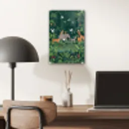 Tropisch - Jungle -  Groen plexiglas 5mm klein -sfeer6