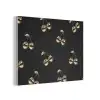Patroon - Kersen - Goud - Chrome PET vilt klein -3d