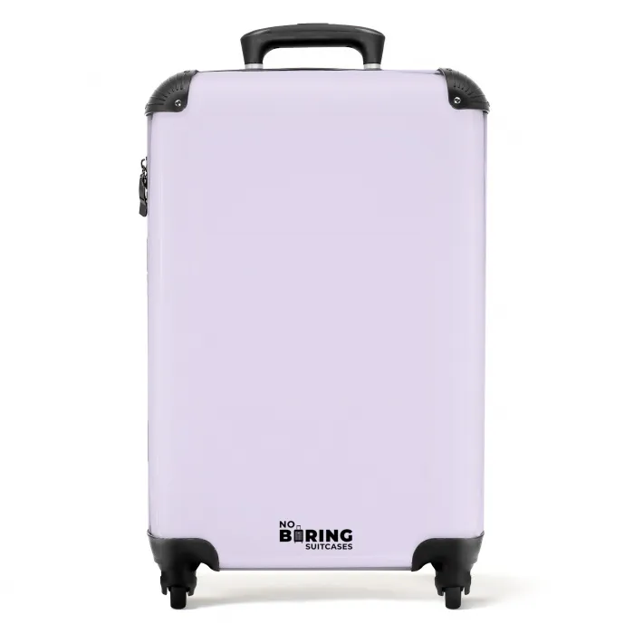 Licht lavendelkleurige tint NBS - Handbagage koffer - Kinderen Unisex middel -productfoto_recht