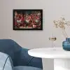 Het laatste avondmaal - Schilderij van Willem Key fotolijst zwart zonder passe partout klein -sfeer4