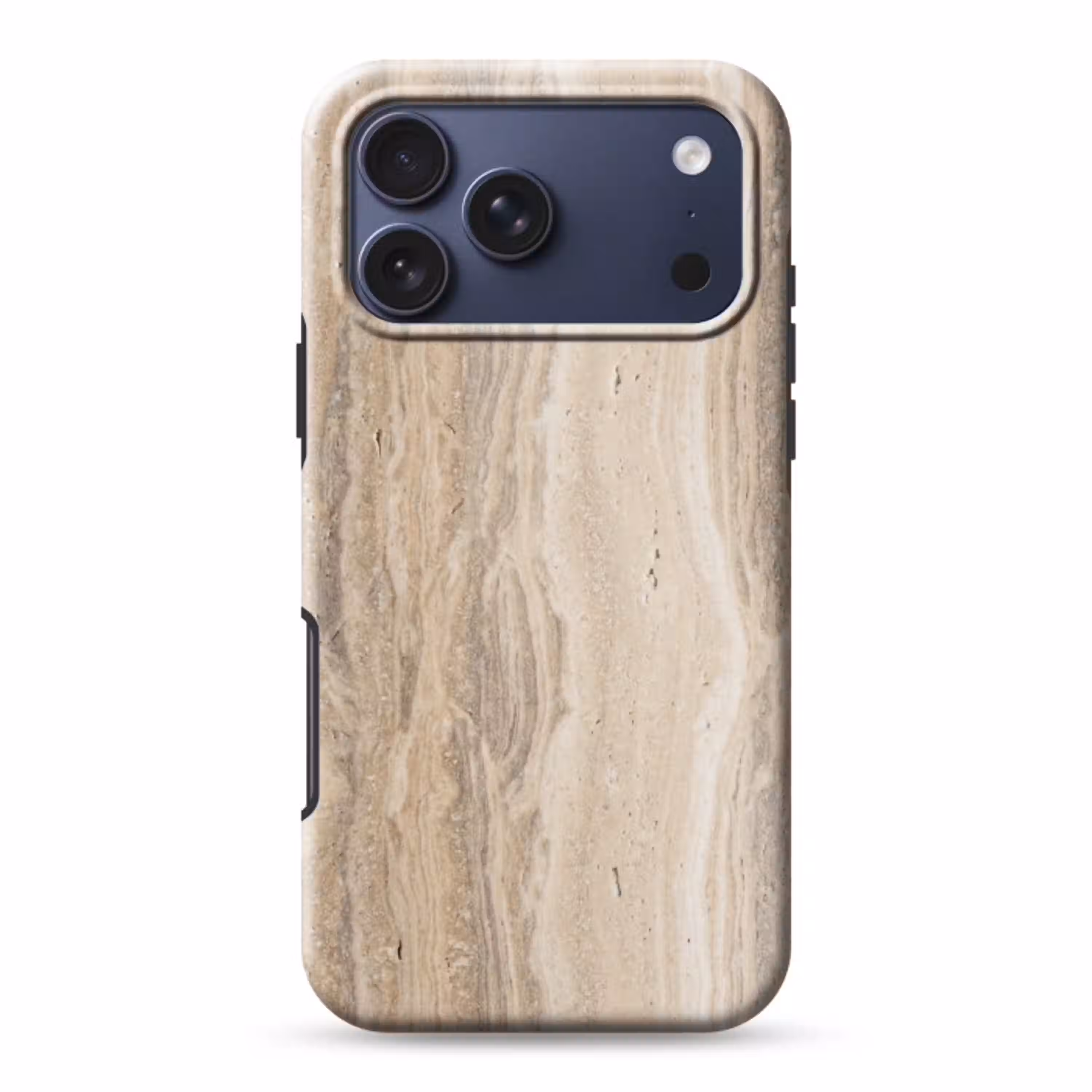 Steen - Patroon - Textuur - Natuurlijk - Beige Toughcase MagSafe Apple iPhone 17 Pro Max klein -3d
