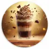 Dessert - Chocolade - Zoet - Eten Wandcirkel plexiglas klein -3d