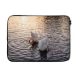 Eenden - Water - Natuur laptophoes neopreen klein -3d