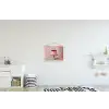 Taart - Pink - Cherry textielposter latten blank klein -kinderkamer