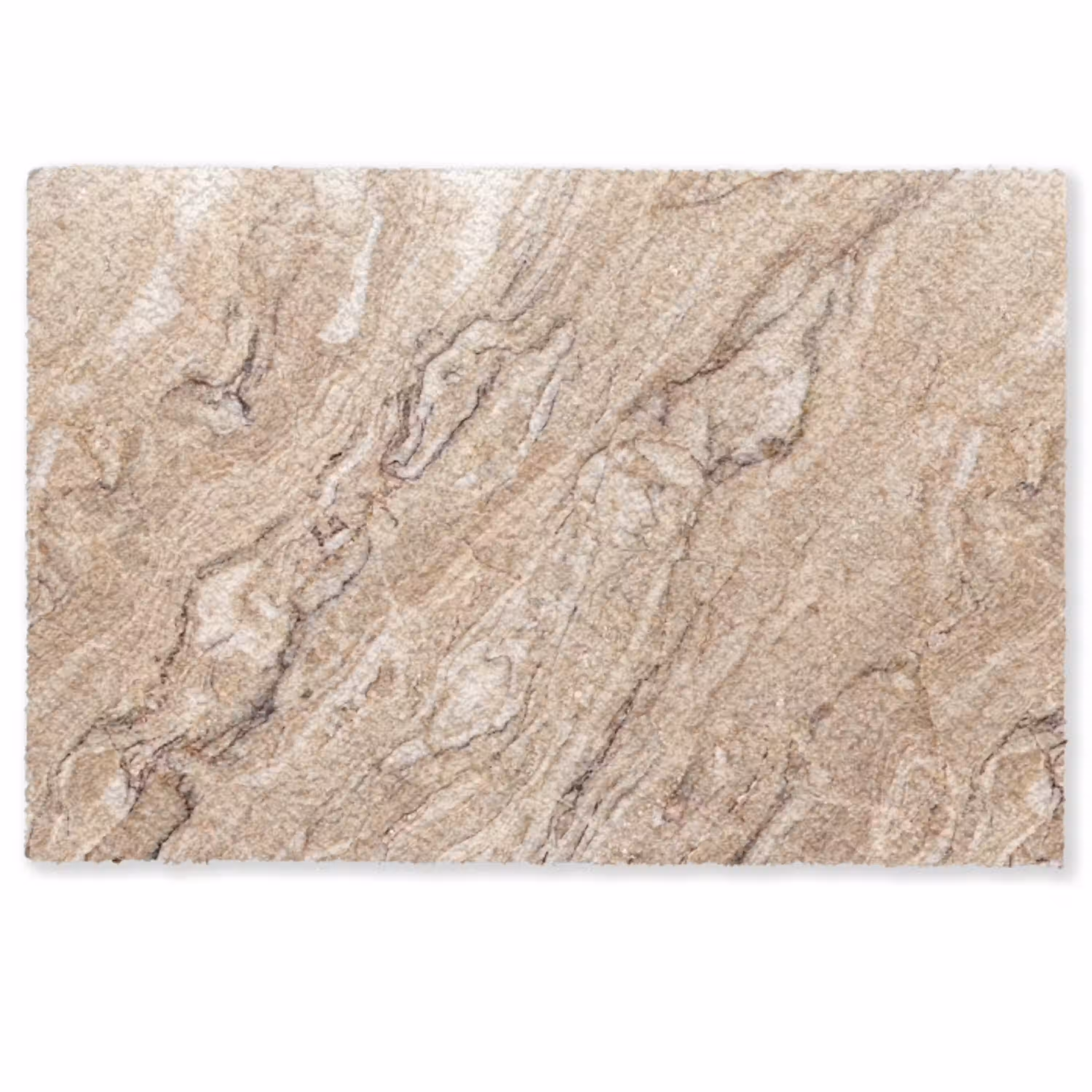 Textuur - Aders - Abstract - Modern - Beige Deurmat klein -zkaufland3d