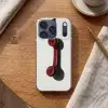 Telefoon - Koord - Rood - Minimalistisch Telefoonhoesje iPhone 17 Pro klein -sfeer1