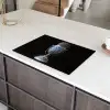 Microfoon - Delfts blauw - Muziek Inductie beschermer vinyl 3mm klein -sfeer8
