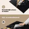 Leeuw - Gesplitst - Zwart - Lijn Inductie beschemer met haakjes klein -ky-schoon-nl