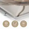Bloem - Beige - Crème plexiglas 5mm klein -sfeer2