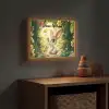 Konijn - Zonlicht - Sprookjesachtig - Vlinder Light Box met batterij (Wandlamp kind) middel -sfeer5_kind