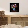 Rozen - Bloemen - Vaas - Boeket aluminium wit klein -sfeer3