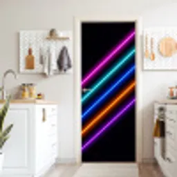 Esthetiek - Retro - Neon deurposter klein -sfeer5