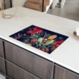 Herfstige Bloemenpracht Inductie beschermer vinyl 3mm klein -sfeer8