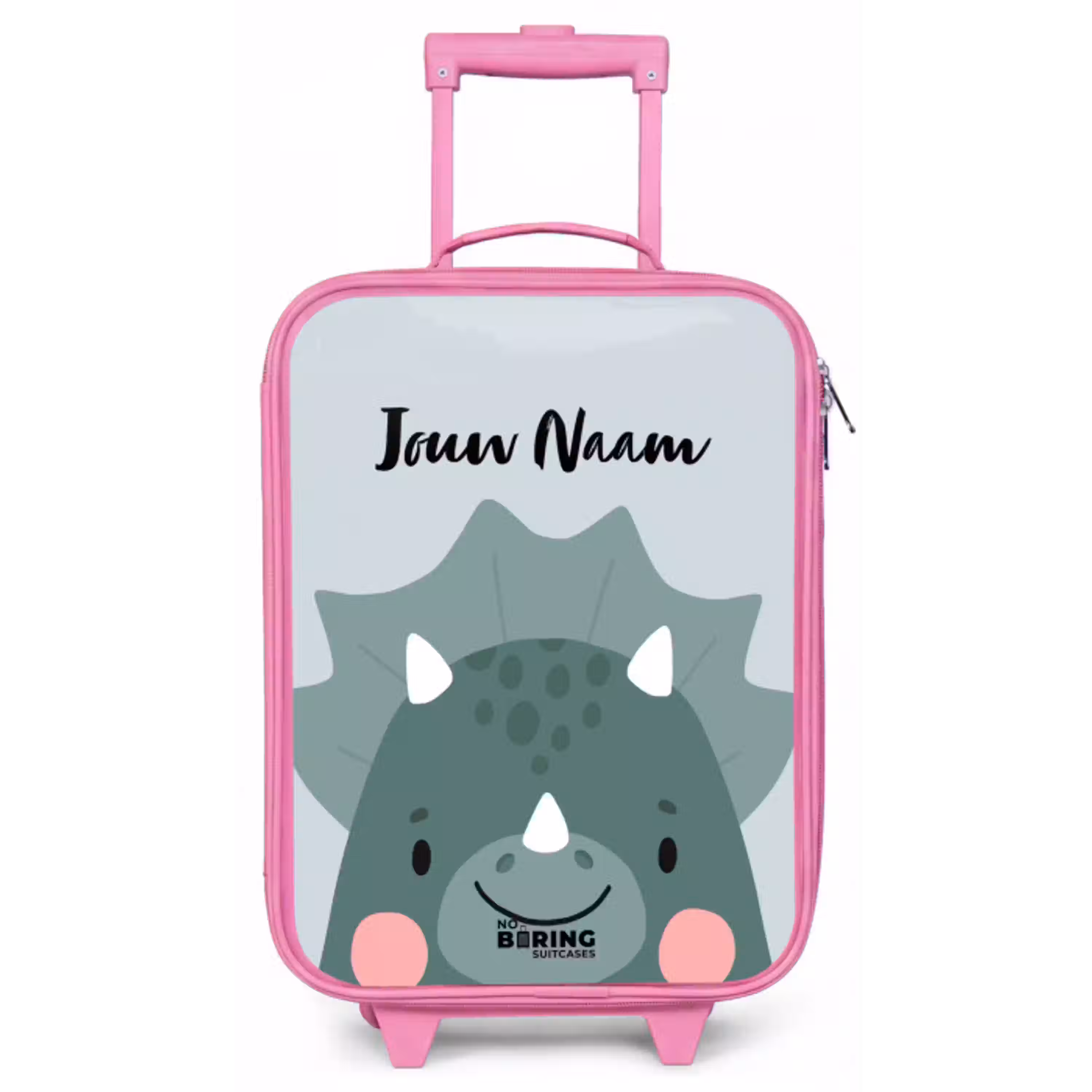 Tigo triceratops Kinderkoffer - Roze klein -zz3dotto