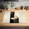 Modern - Vierkant - Vormen Inductie beschermer vinyl 3mm klein -sfeer5