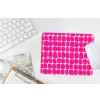 Stippen - Patroon - Roze muismat rubber klein 262 -witbureau