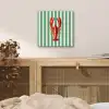 Kreeft - Strepen - Realistisch - Zomers aluminium wit klein -sfeer3