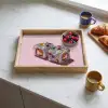 Sushi - Rolletjes - Steentjes - Kleurrijk Dienblad Rechthoek middel -sfeer2