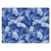 Palmblad - Patroon - Blauw muismat rubber klein 262 -3d