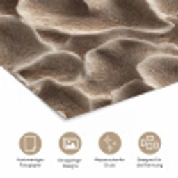 Waaiervorm - Beige - Vezel textuur poster papier klein 62 -tcloseup_DE