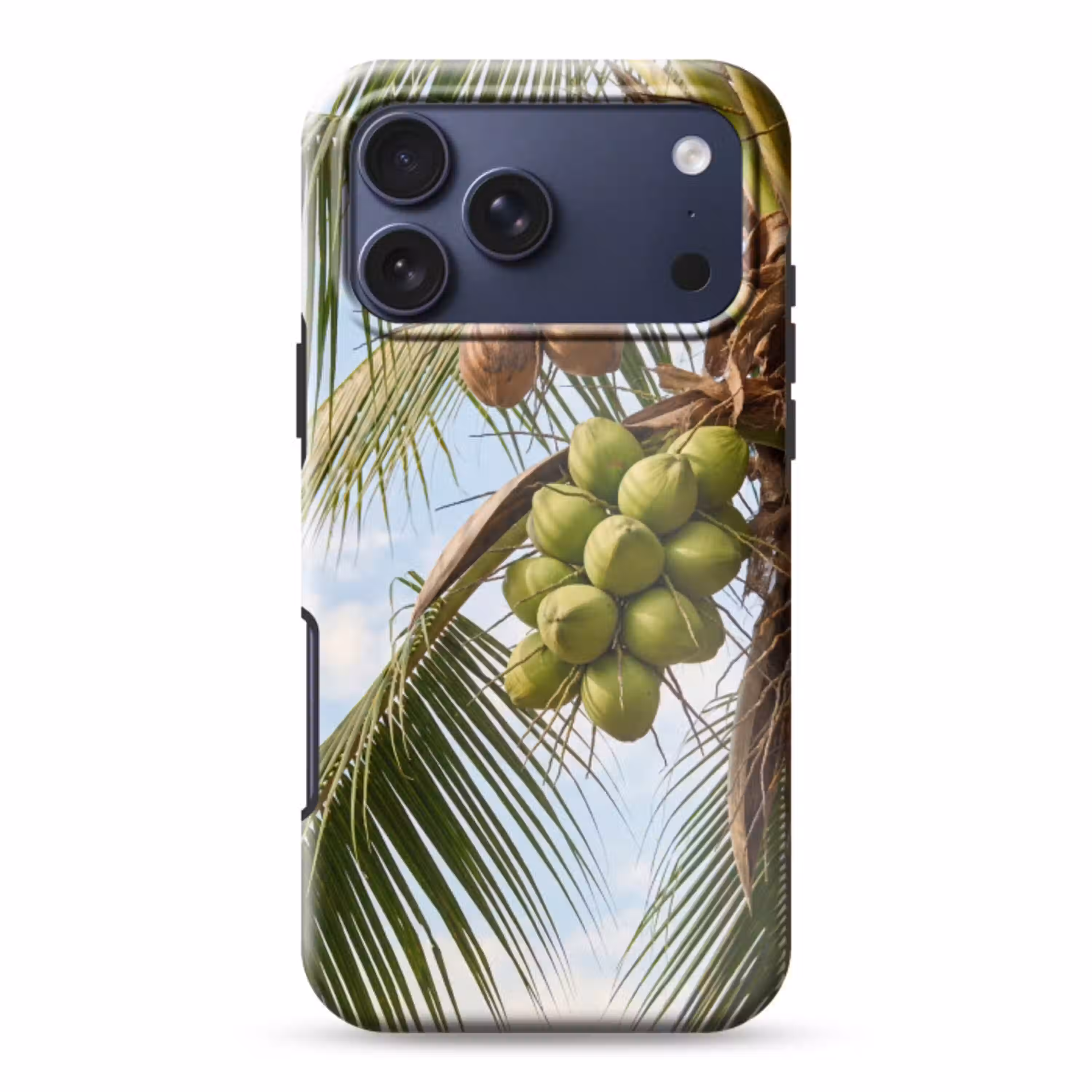 Kokosnoot - Boom - Tropisch - Natuur - Groen Toughcase MagSafe Apple iPhone 17 Pro Max klein -3d