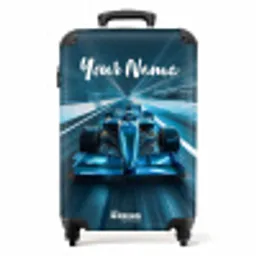 Blazing blue NBS - Handbagage koffer - Kinderen Unisex middel -productfoto_recht