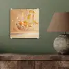 Peach - Eten - Taart - Oranje plexiglas 5mm klein -sfeer3