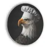 Arend -Amerika - Koksmuts - Vogel - Stoer Akoestische PET Vilt - Rond klein -3d