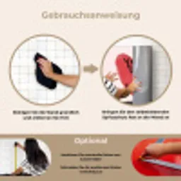 Hart - Rood - Valentijn keuken achterwand spatscherm klein -gebruiksaanwijzing_DE