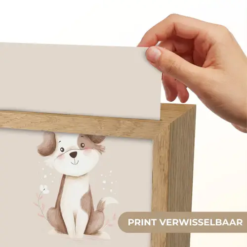 Hond - Gevlekt - Bruin Light Box met kabel (Kinderlampje) klein -USP_websiteprintNL