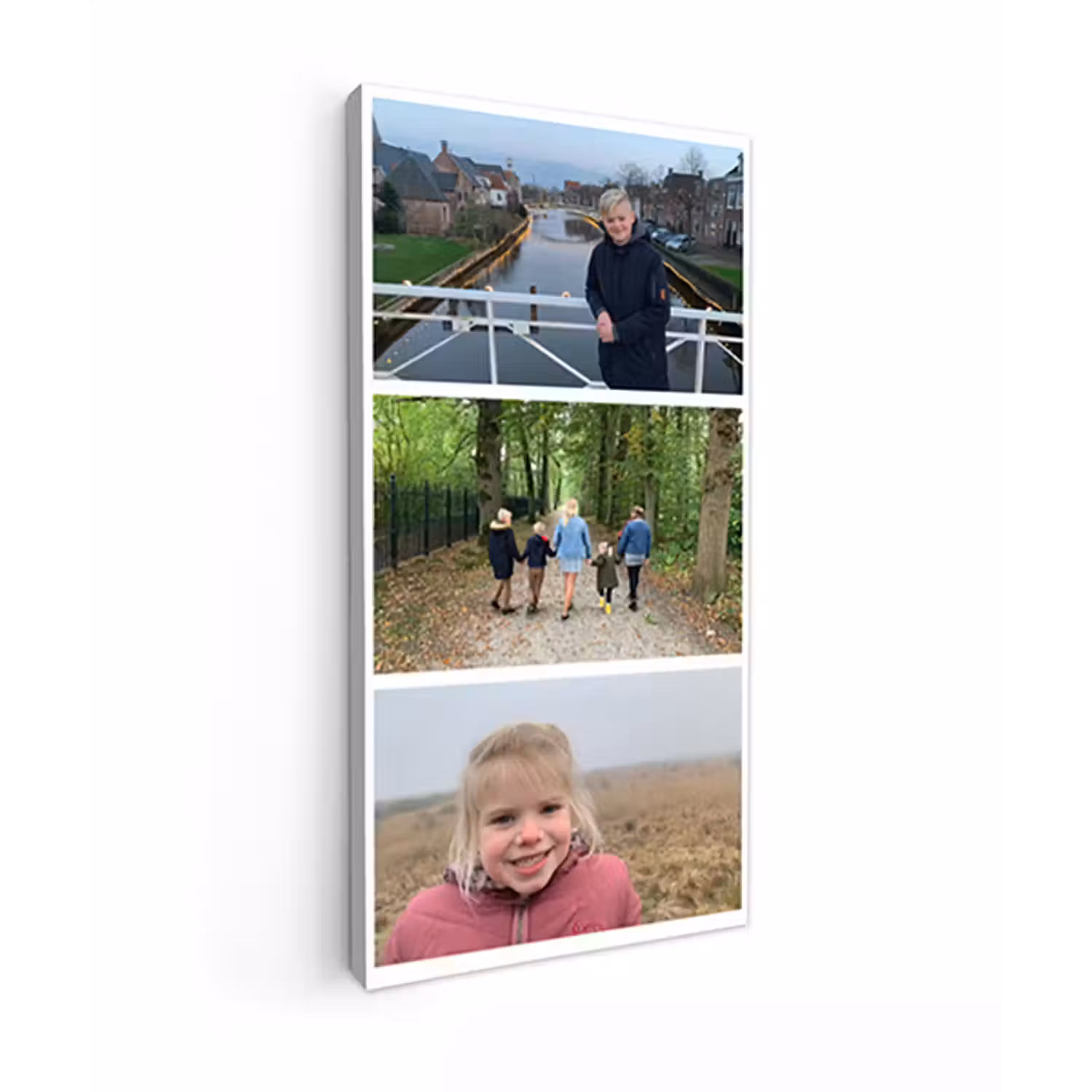 Canvas collage - Staand - 3 foto's