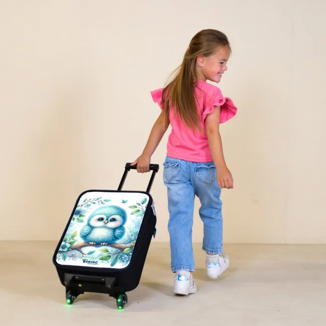 Boudewijn blauwvacht Kinderkoffer - Zwart klein -sfeer1