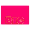 Minimalistisch - Roze - Dream big - Grafisch Placemat vinyl groot -zzsfeer1_Kitchenyeah-website