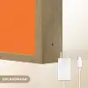 Oranje - Slow down you're doing fine - Retro Light Box met batterij (Wandlamp) middel -USP_websiteoplaadbaarNL