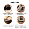 Schotse Hooglander - Koe - Portret - Dieren Inductie beschermer vinyl 3mm klein -zzzzzzz-td-werking
