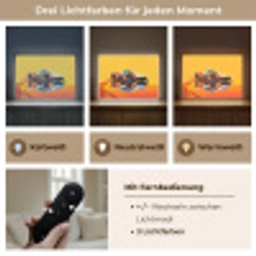 Auto - Race  - F1 - Jongens - Geel - Rood Light Box met batterij (Wandlamp) middel -USP_lichtkleurDE