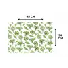 Groene - Groente - Broccoli - Artisjokken Placemat vinyl groot 368 -specs